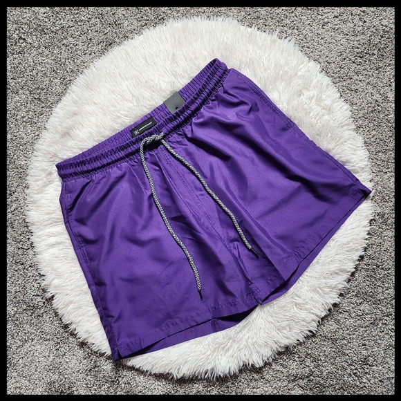 INC International Concepts Purple Swim Trunks - Picture 1 of 10